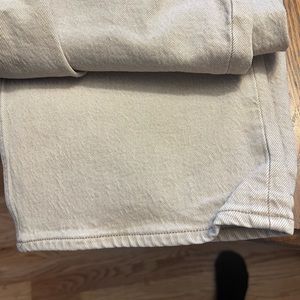 Womens Abercrombie Light Tan The 90s Relaxed Jean High Rise